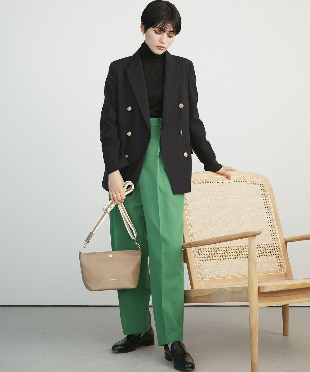 TOPKAPI 【TREASURE TOPKAPI】ソフトシュリンク テープ コンビ レザー ミニショルダーバッグ 