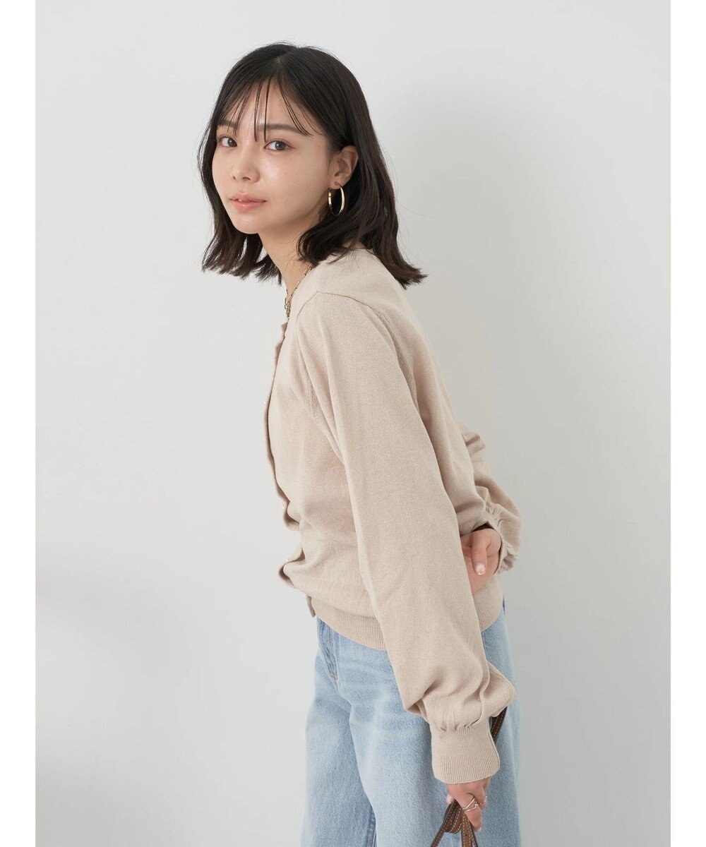 earth music&ecology 前後２ＷＡＹちびパールボタンカーディガン 