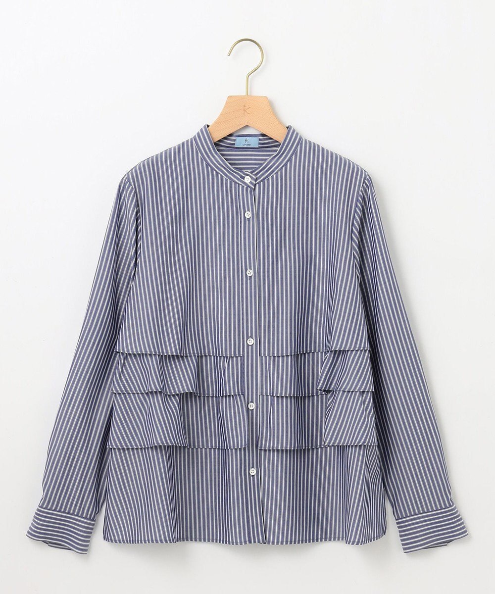 組曲 【WEB限定カラーあり】リヨセルシャーティング ティアードブラウス 