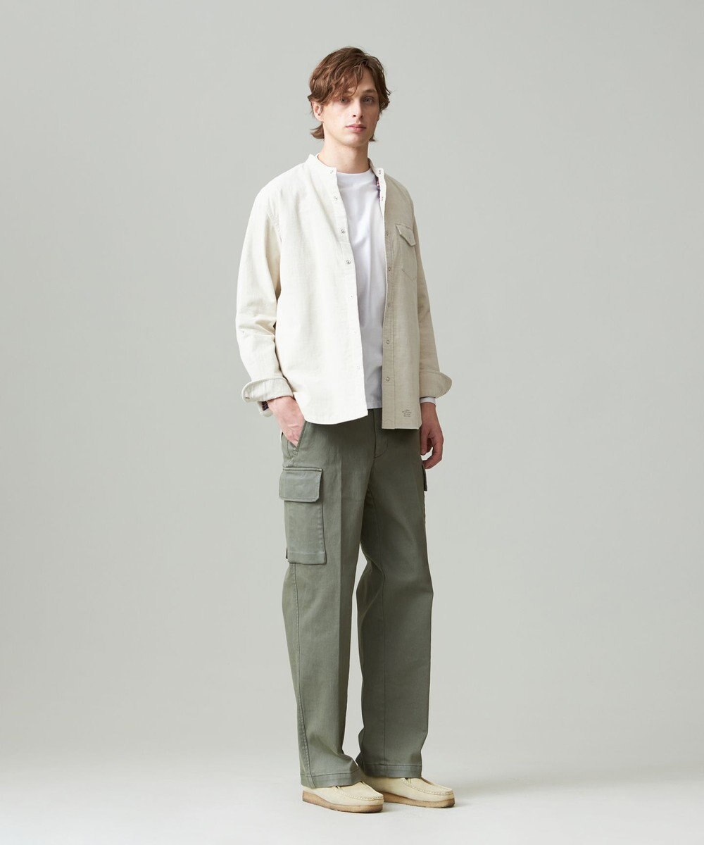 J.PRESS MEN ダブルフェイス キャラメルコール シャツブルゾン 