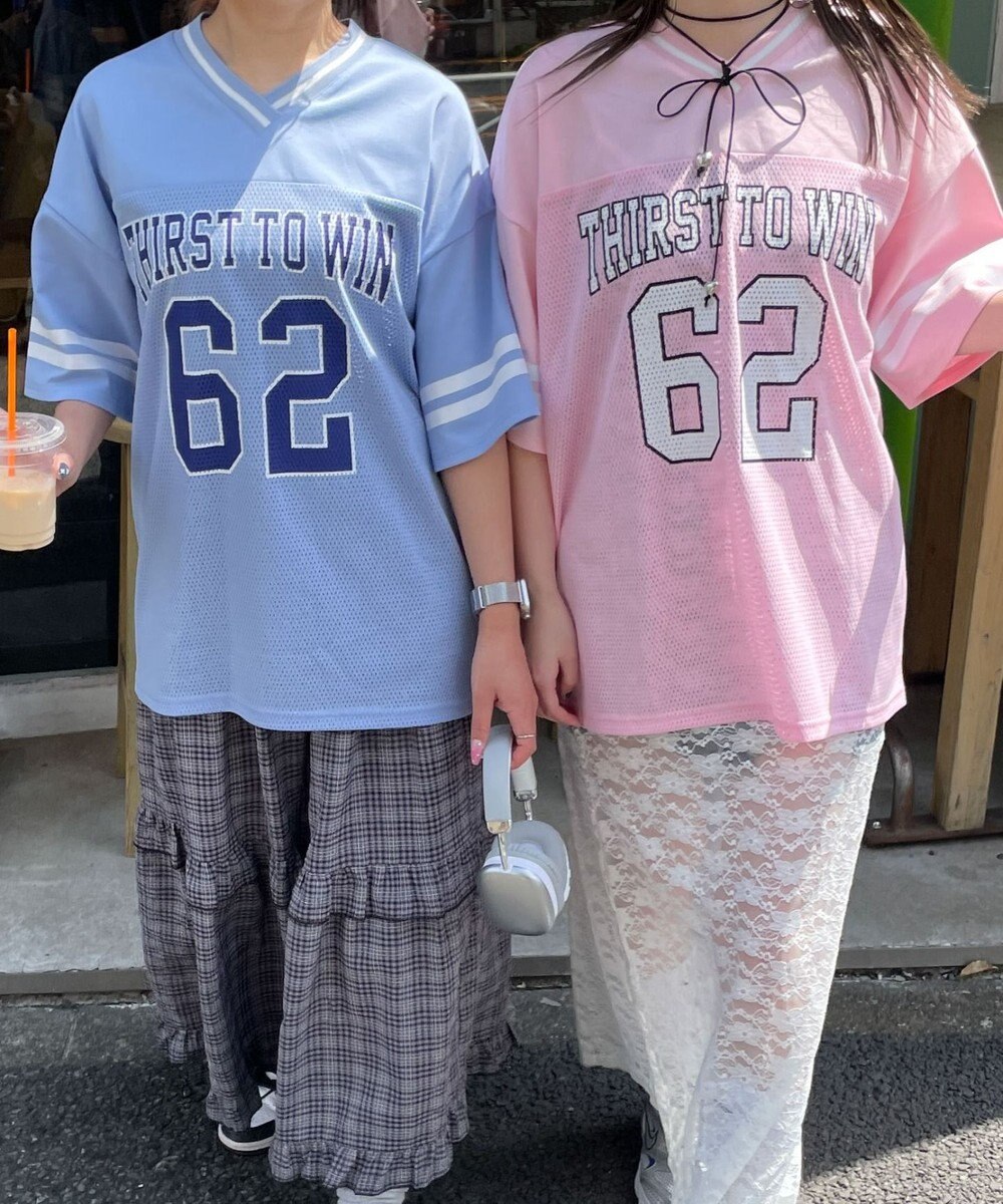 WEGO ナンバリングメッシュビッグT 