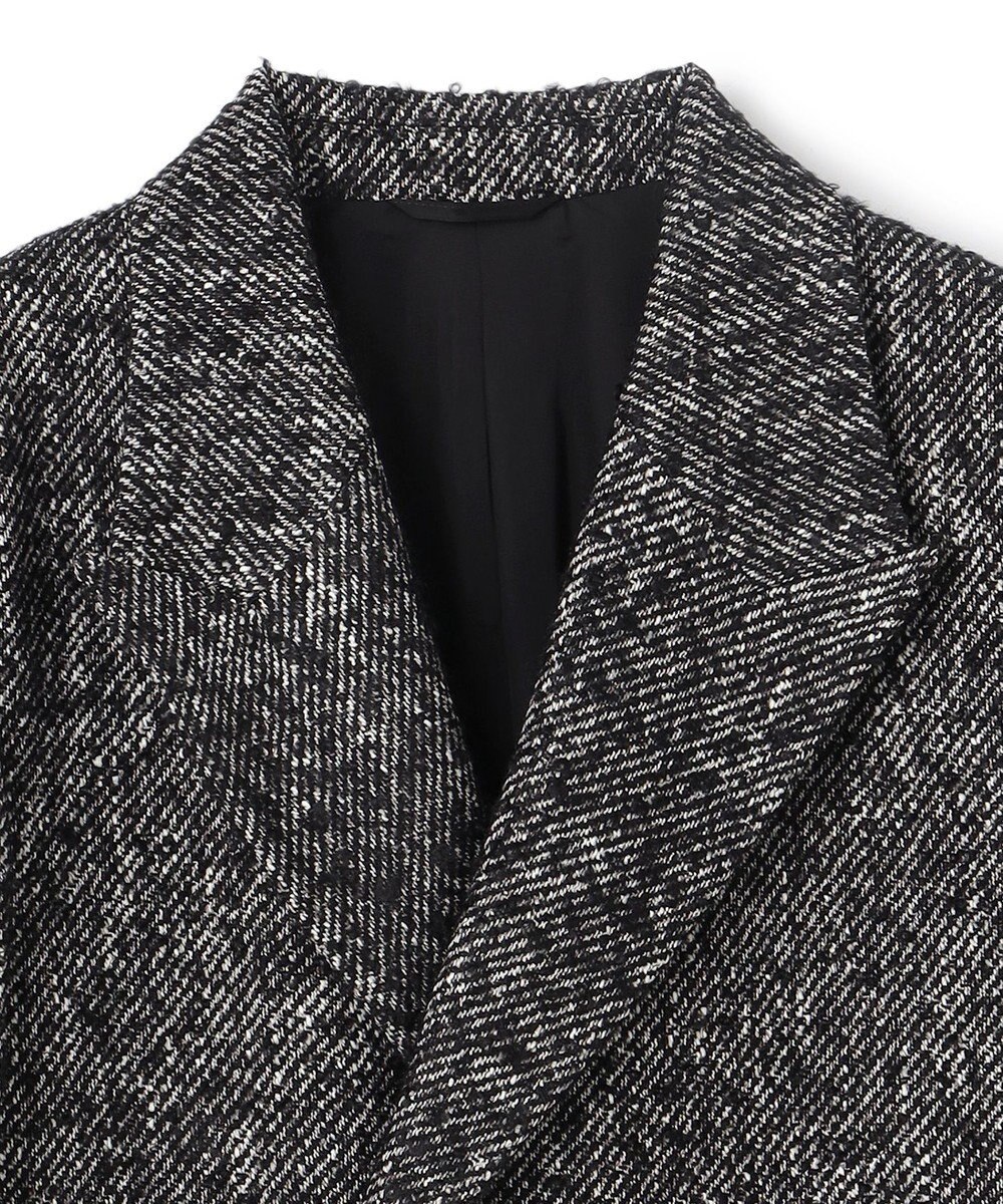 JOSEPH HOMME 【HIGH GRADE LINE】ファンシーループツイード　ダブルブレストコート 