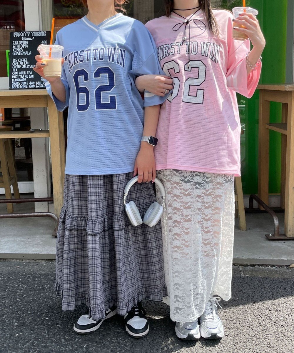 WEGO ナンバリングメッシュビッグT 