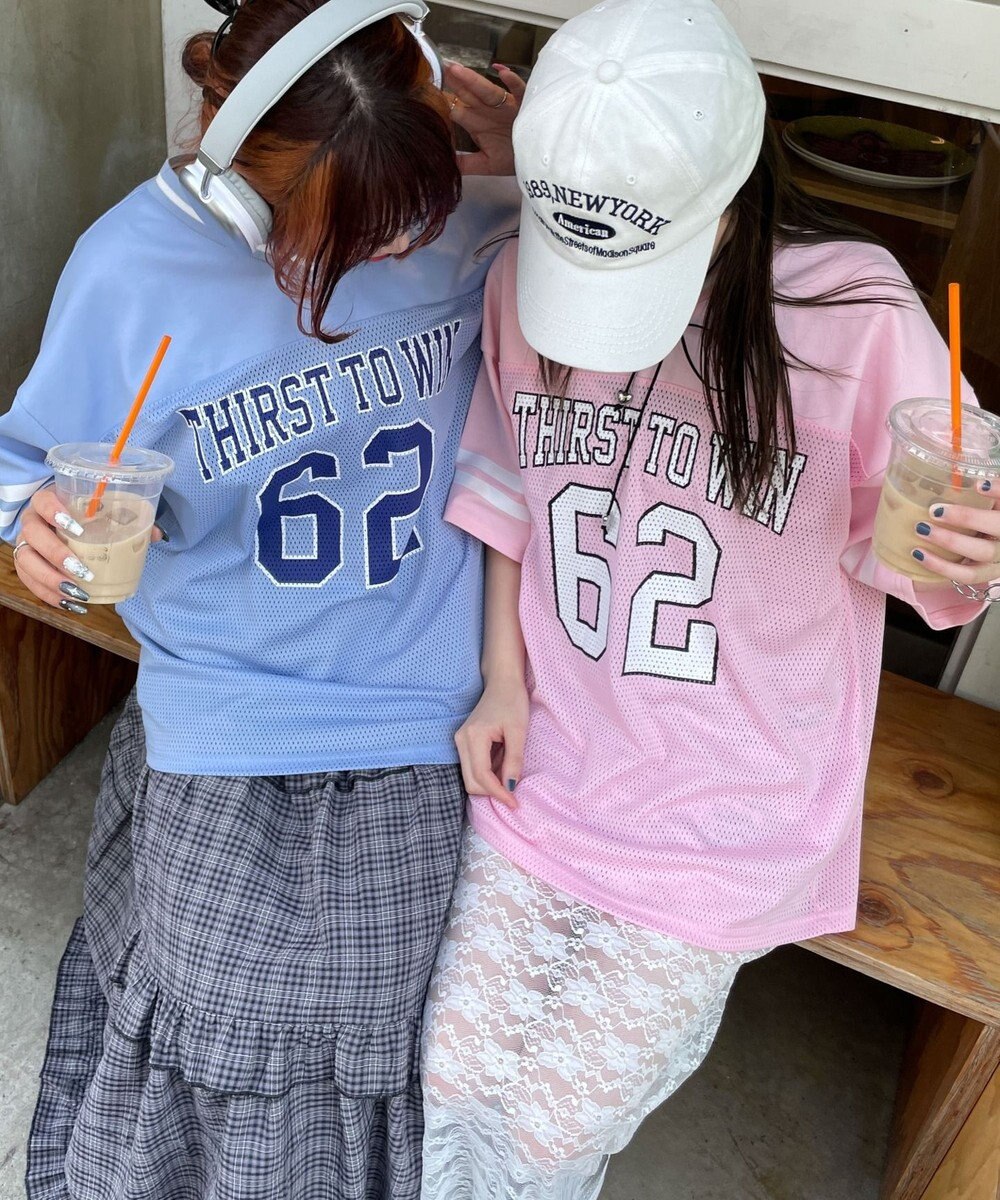 WEGO ナンバリングメッシュビッグT 