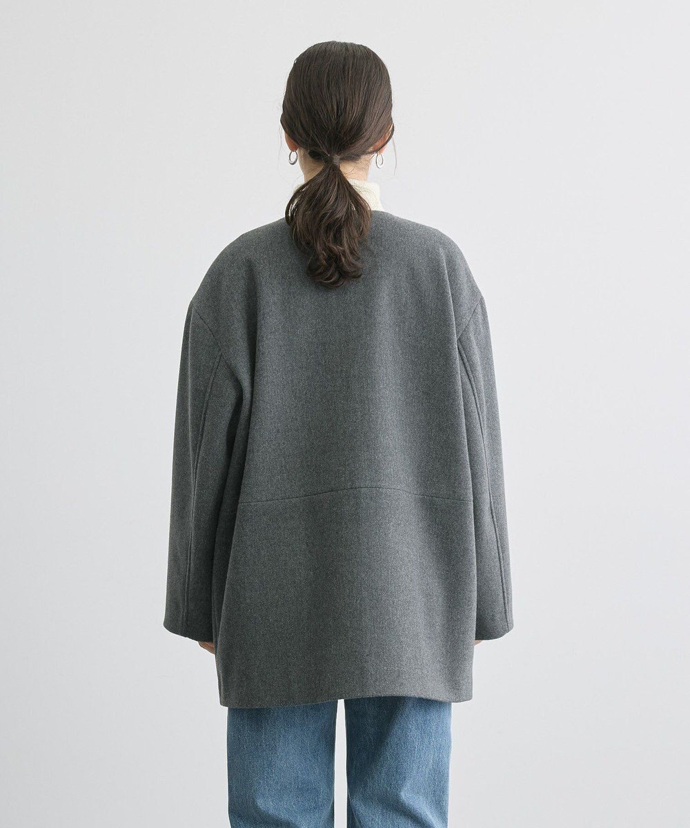 AMERICAN HOLIC リサイクル中空糸ノーカラーコート 