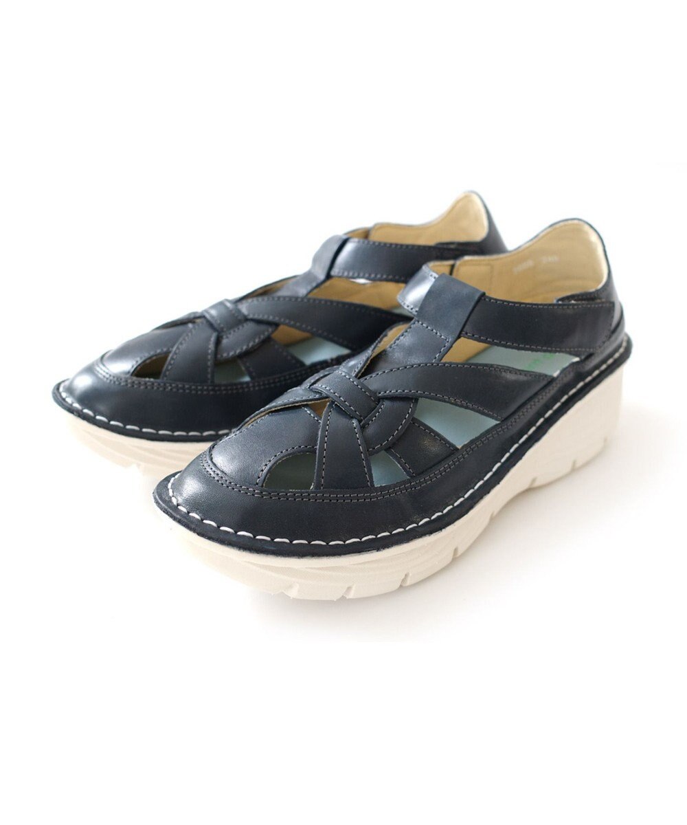 Pointer 本革編み込みグルカサンダル 