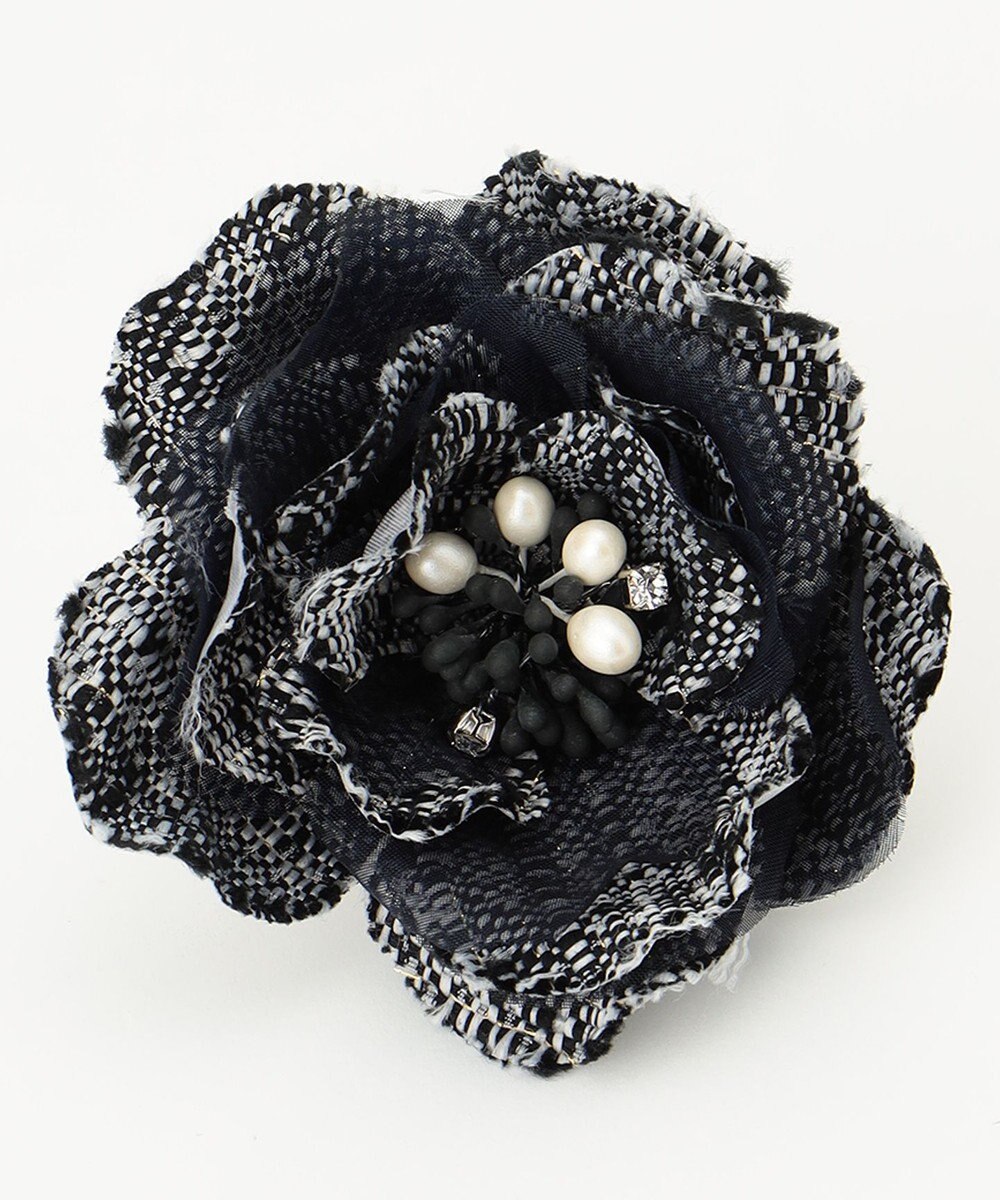 ANY ツイードコサージュ 