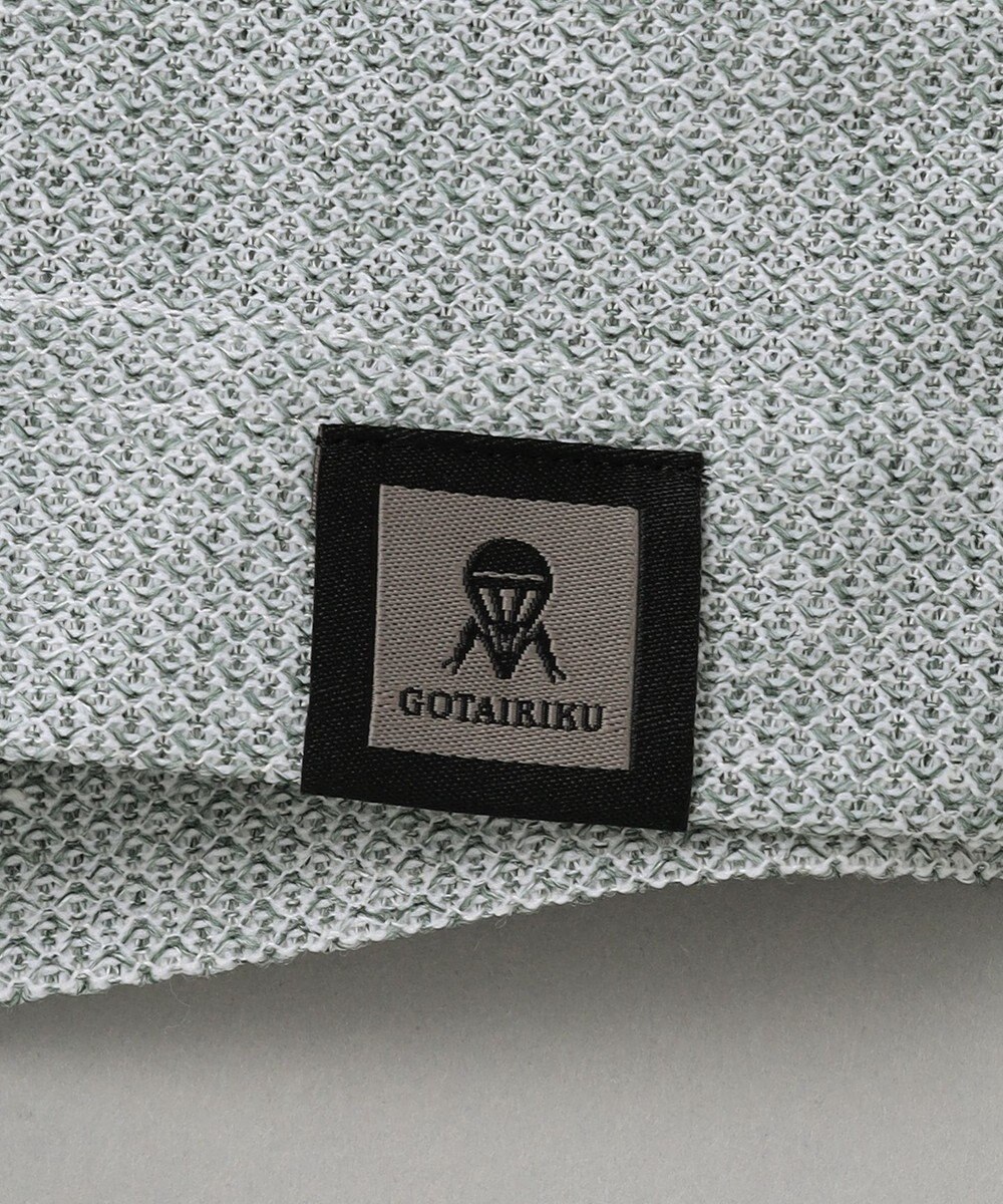 GOTAIRIKU 麻混・襟しっかり【洗える/通気性】ノルマンディーリネン ボタンダウンポロシャツ(25/26年モデル) 