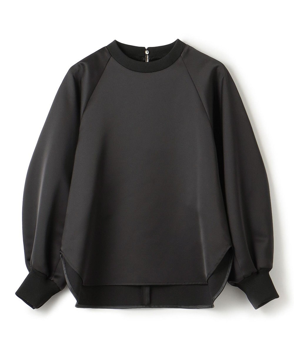 uncrave 【洗濯機洗い可】サテン ブラウス（uncrave WHITE） 