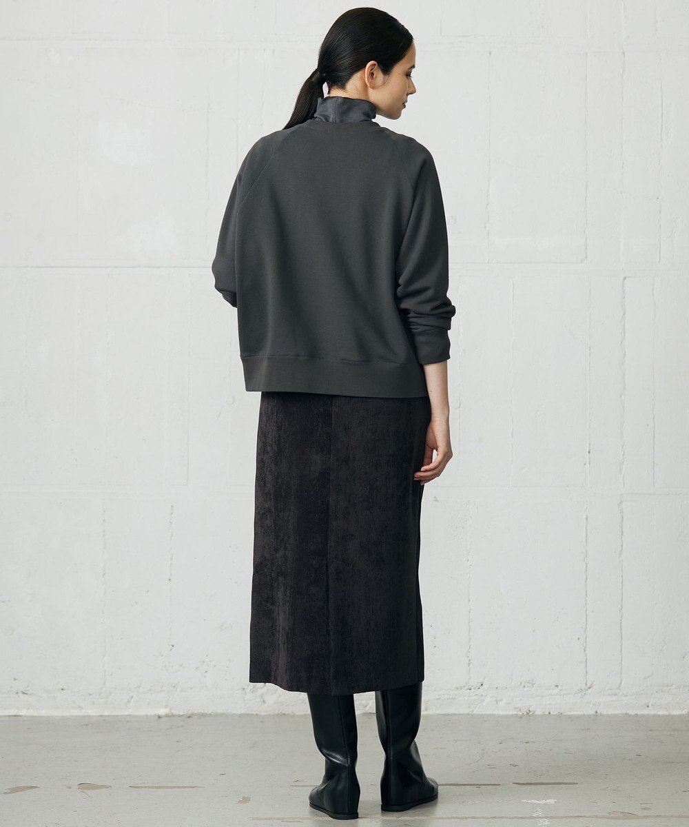 自由区 L クリアループバックレタリング スウェット 