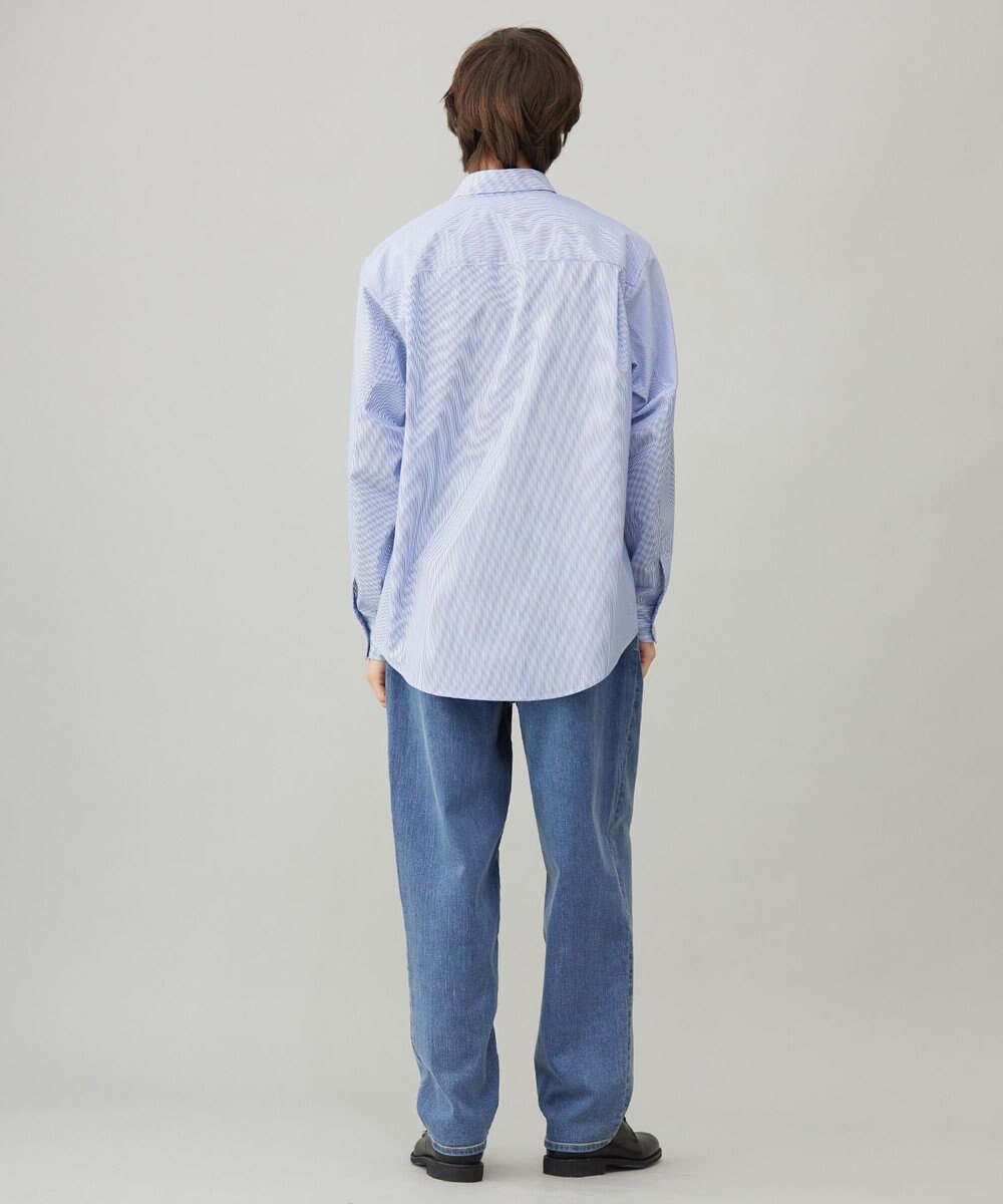 UNFILO MENS コットンライク レギュラーカラー シャツ 