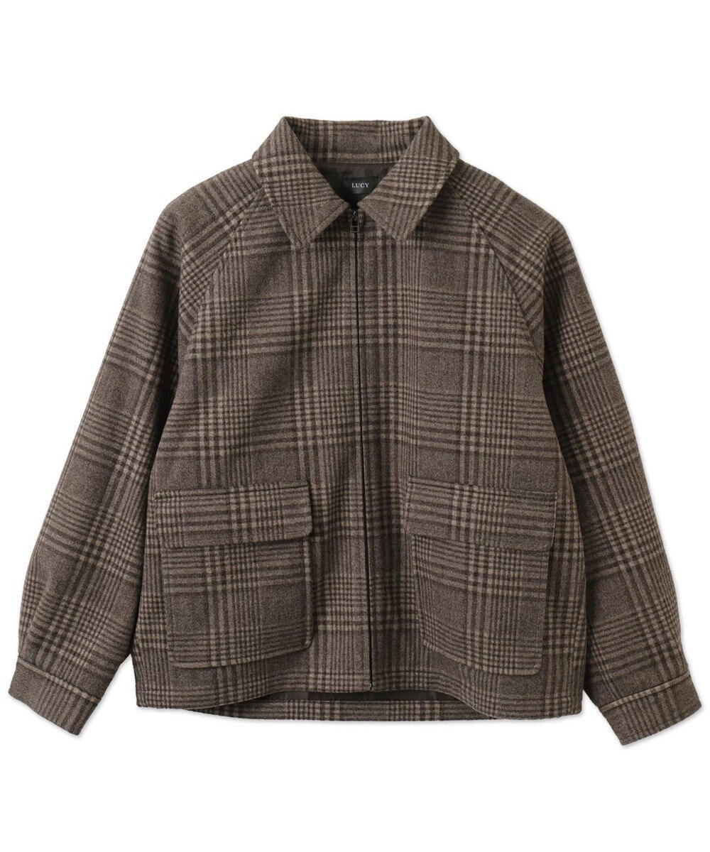 WEGO 【ユニセックス着用ITEM】メルトンショートZIPブルゾン 