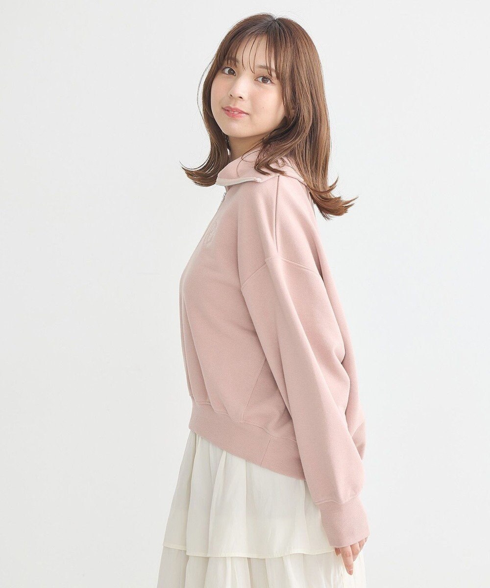 earth music&ecology ハーフＺＩＰプルオーバー 