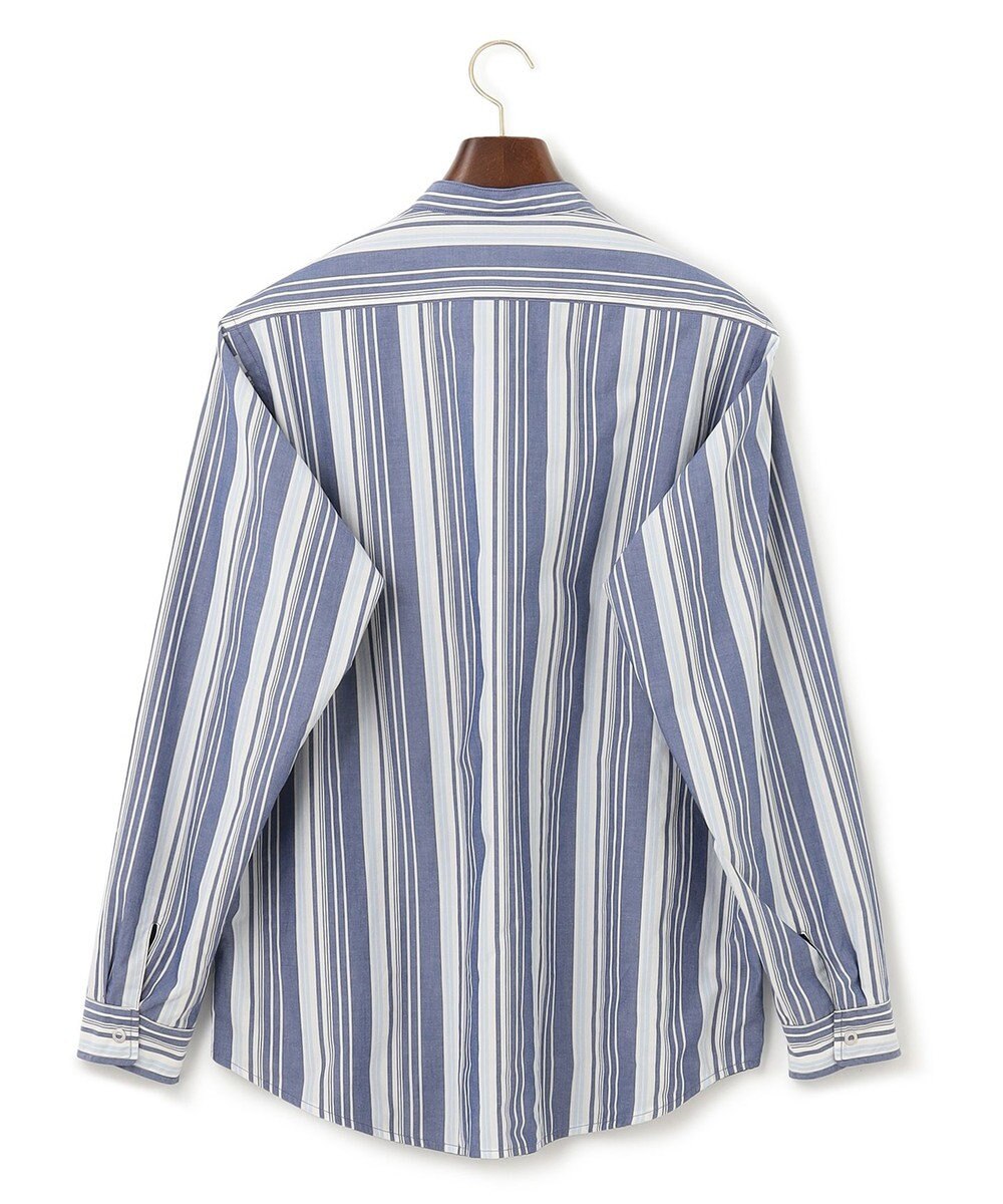 J.PRESS MEN バンドカラーリバーシブル シャツブルゾン 