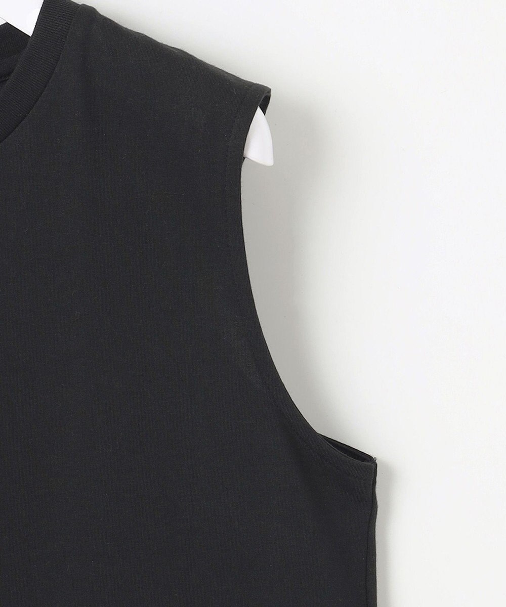 ANY SIS 【洗える】ノースリーブロゴ Tシャツ 