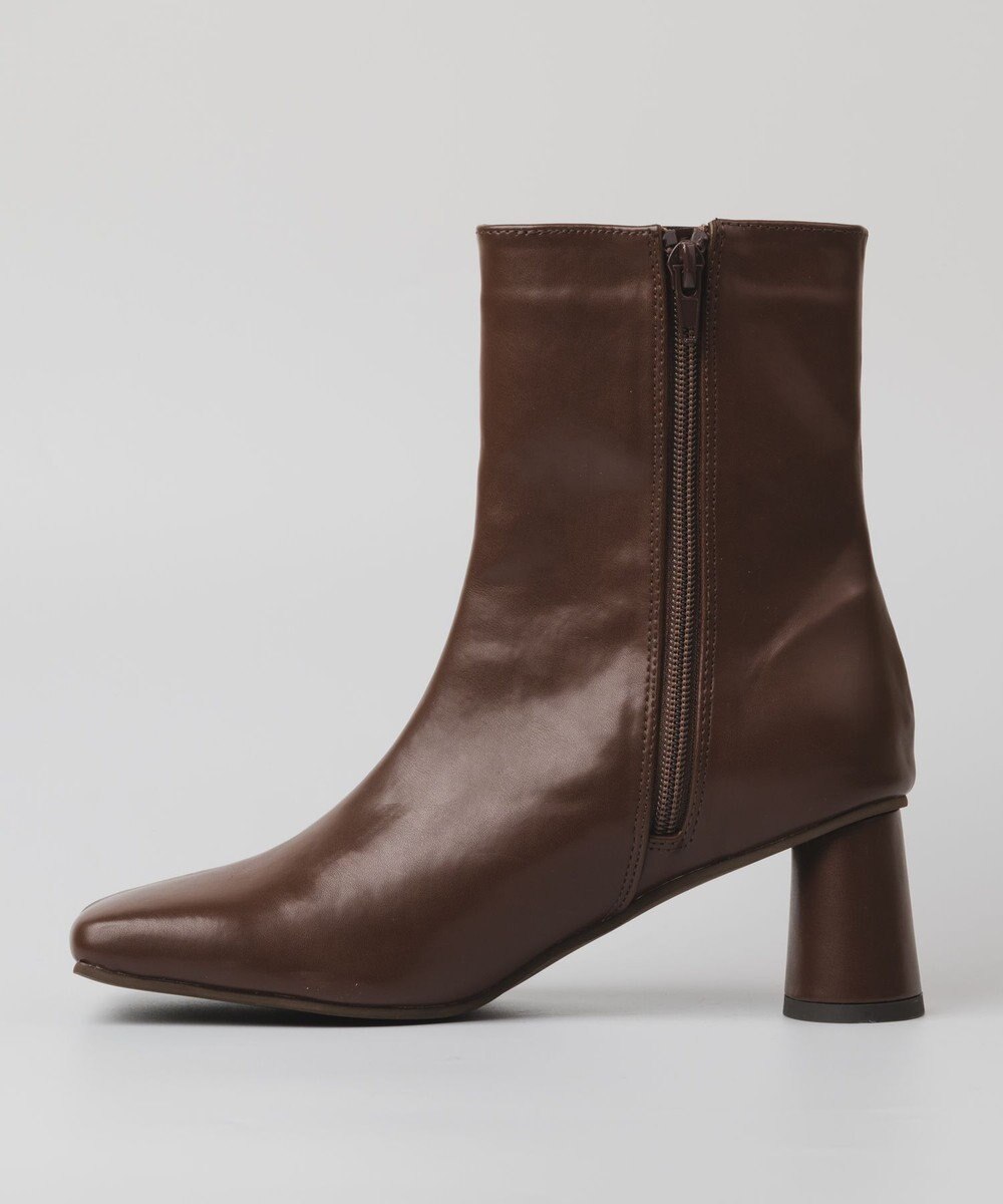 BONTRE 【PRECIEUX JOUET/プレシュウジュエ】ワイドスクエアショートブーツ 