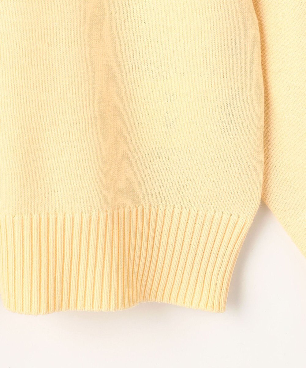 ANY L ファブリックコンビスキッパーニット 