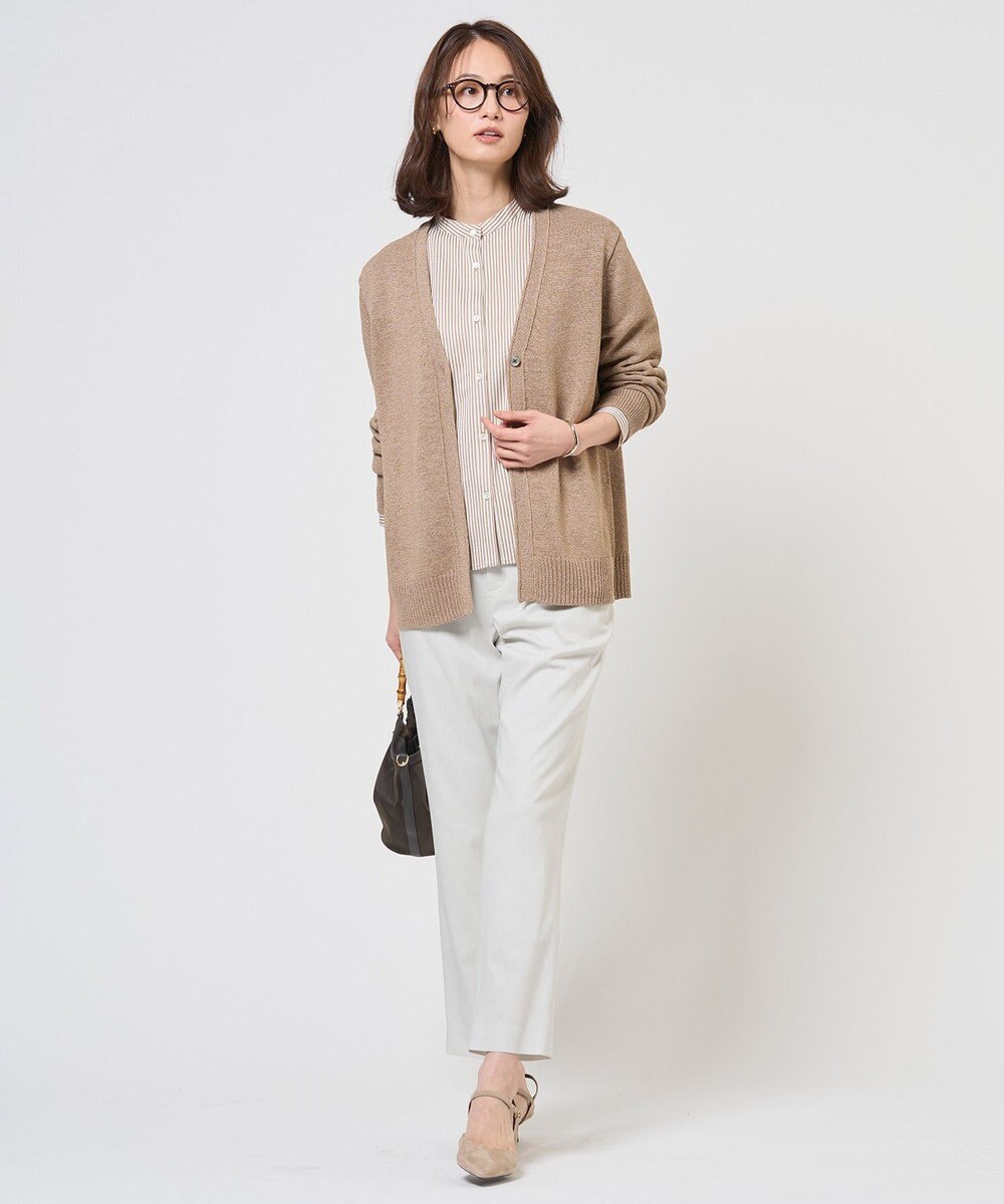 J.PRESS LADIES DRY COMFORT Vネック カーディガン 