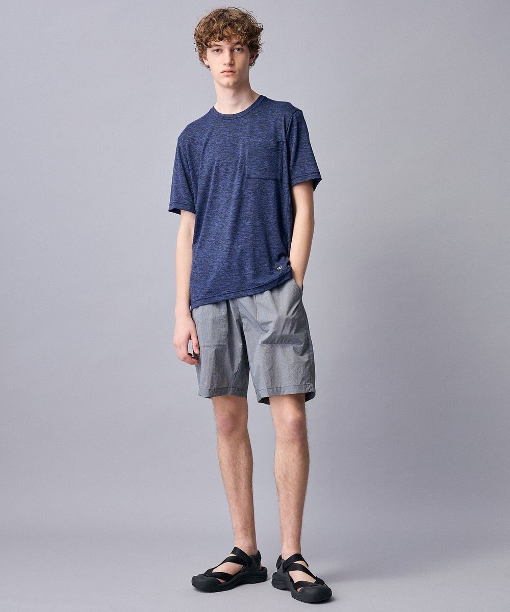 JOSEPH ABBOUD MOUNTAIN 【ゆったり】ランダムスラブリップ アウトドア Tシャツ 