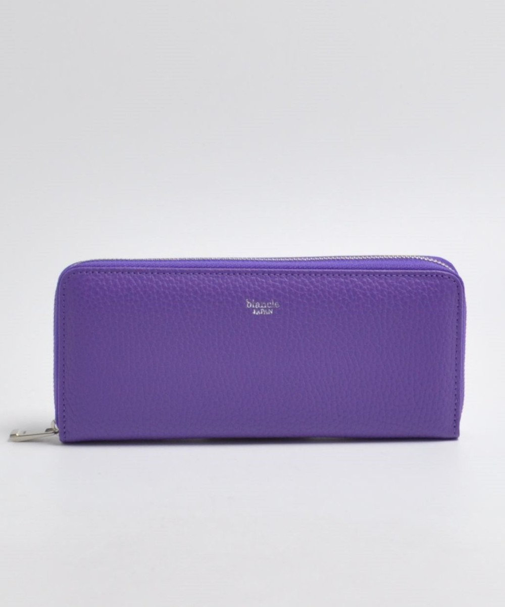 blancle シュリンクレザーラウンドジップ ロングウォレット 