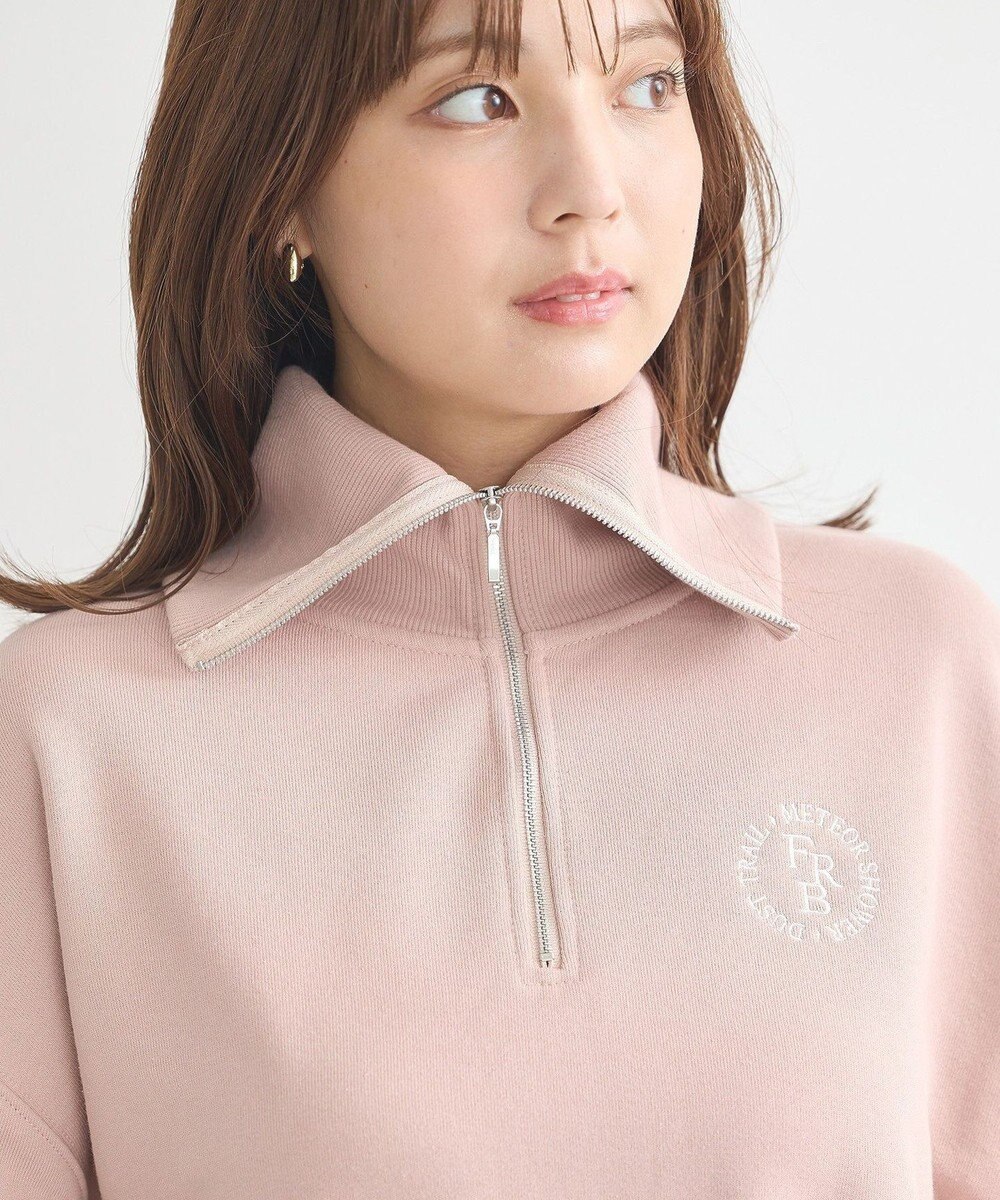 earth music&ecology ハーフＺＩＰプルオーバー 