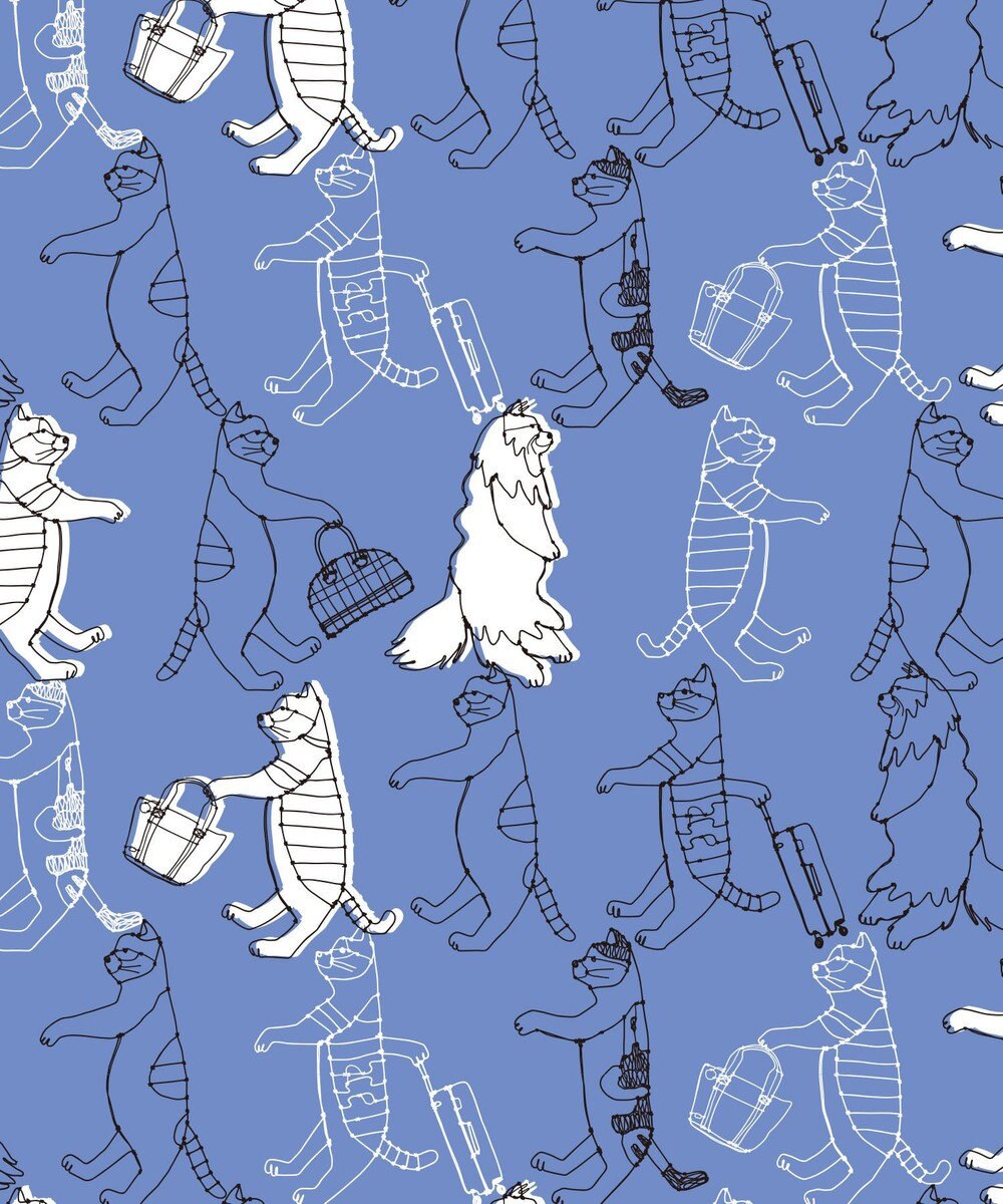 ACE BAGS & LUGGAGE 【折り畳み】 HAyU × ace. マルシェバッグ エコバッグ 猫柄 23L 17871 