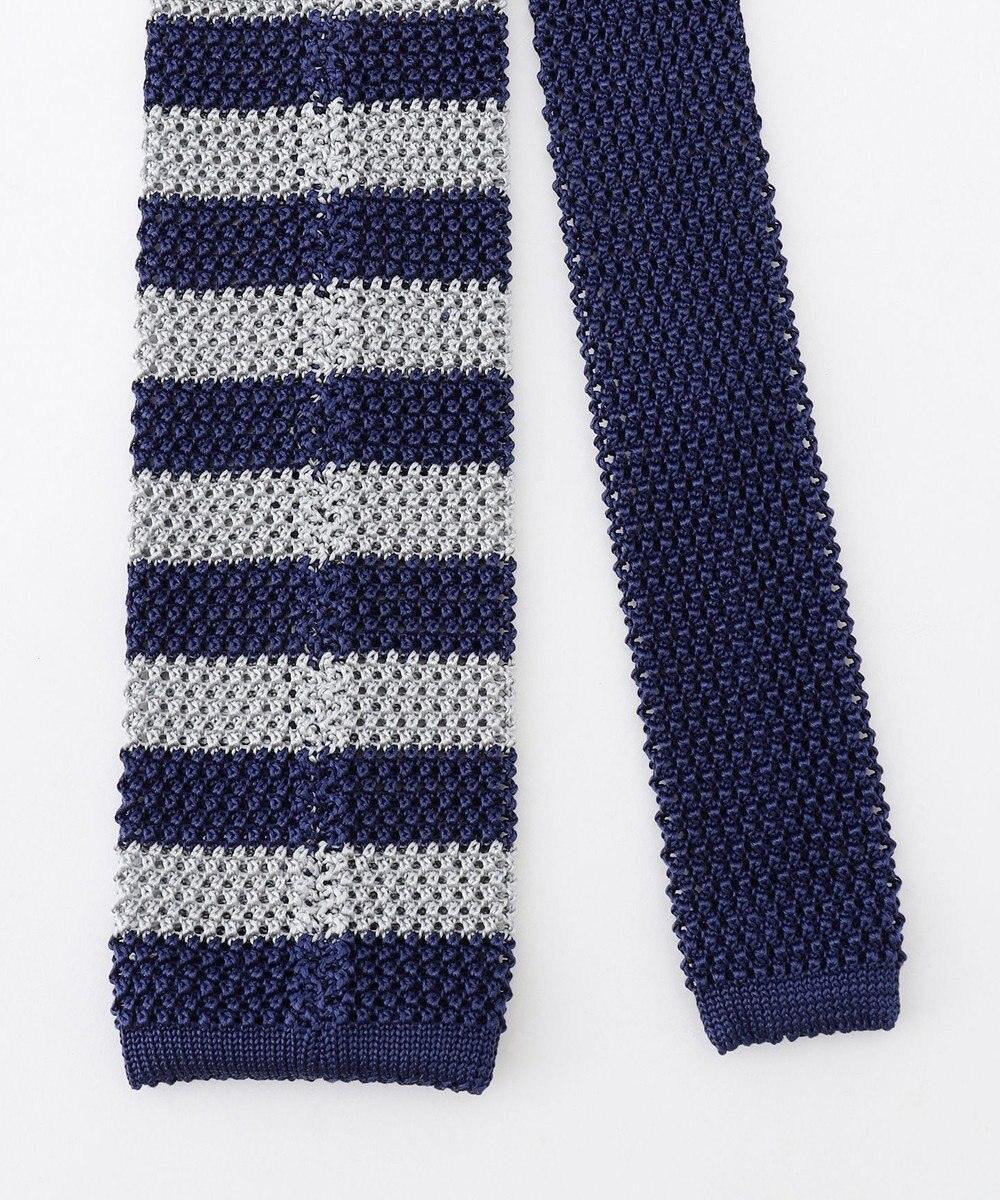 J.PRESS MEN 【J.PRESS KNIT TIE COLLECTION】ボーダー ニットネクタイ 