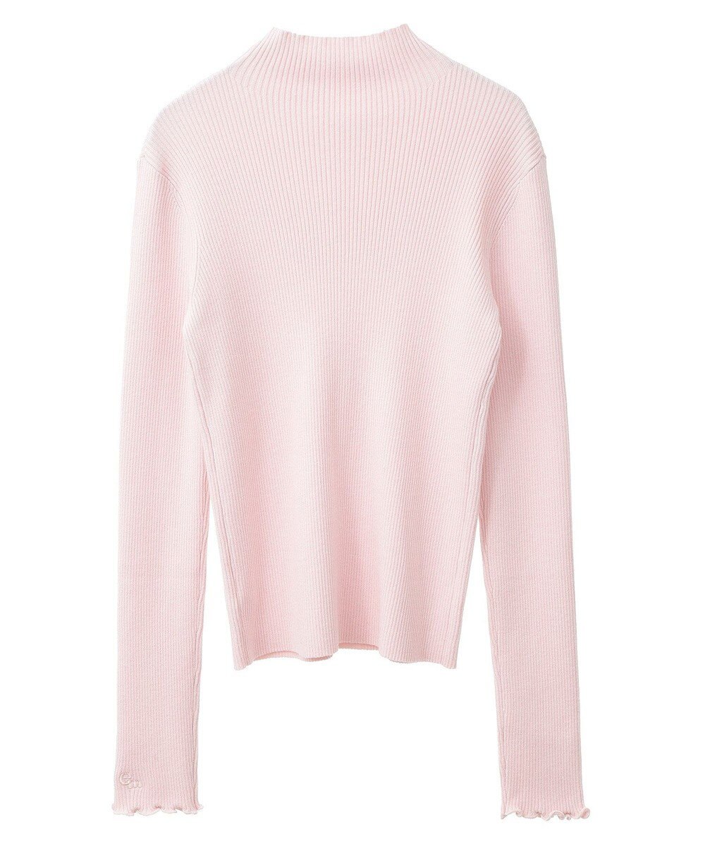 earth music&ecology 袖口刺繍リブニットプルオーバー 