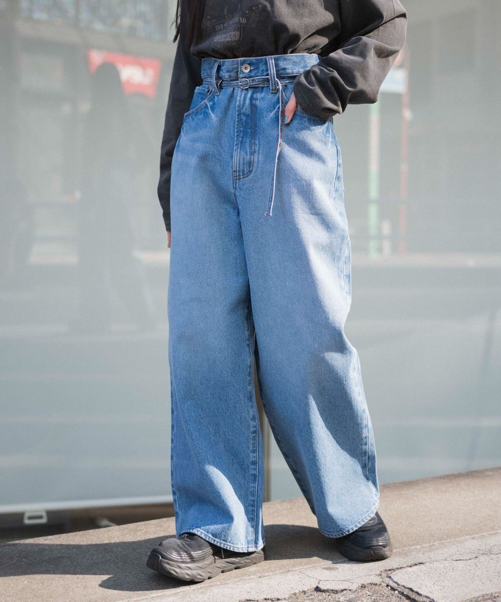 WEGO 【ユニセックス着用ITEM/】スーパーバギージーンズ 