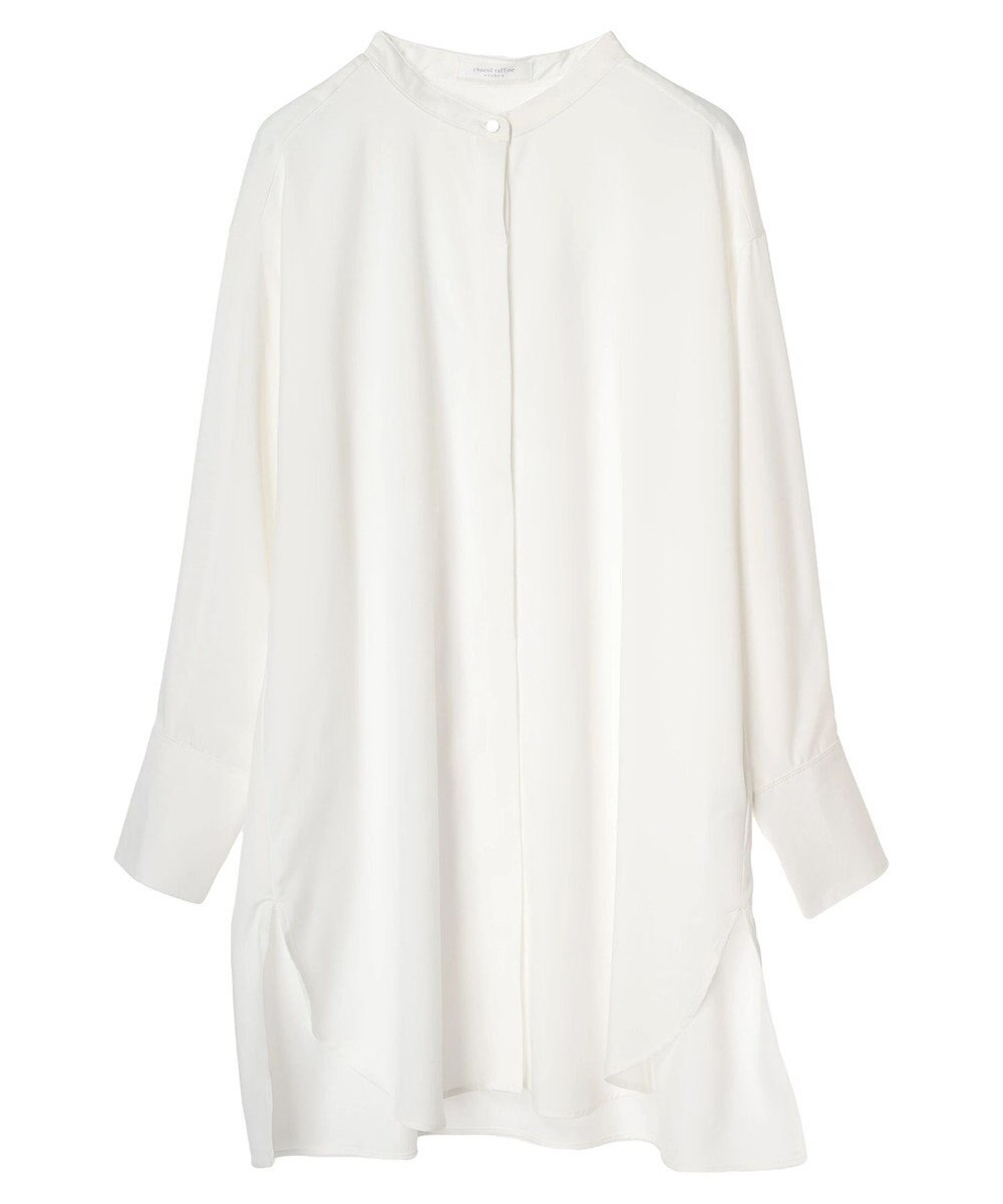 Green Parks イージーケア　比翼ボタンチュニック 