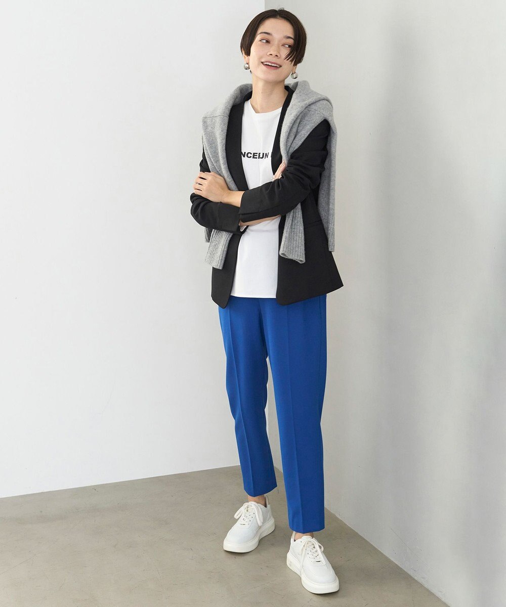 UNFILO 裏起毛テーパードパンツ 