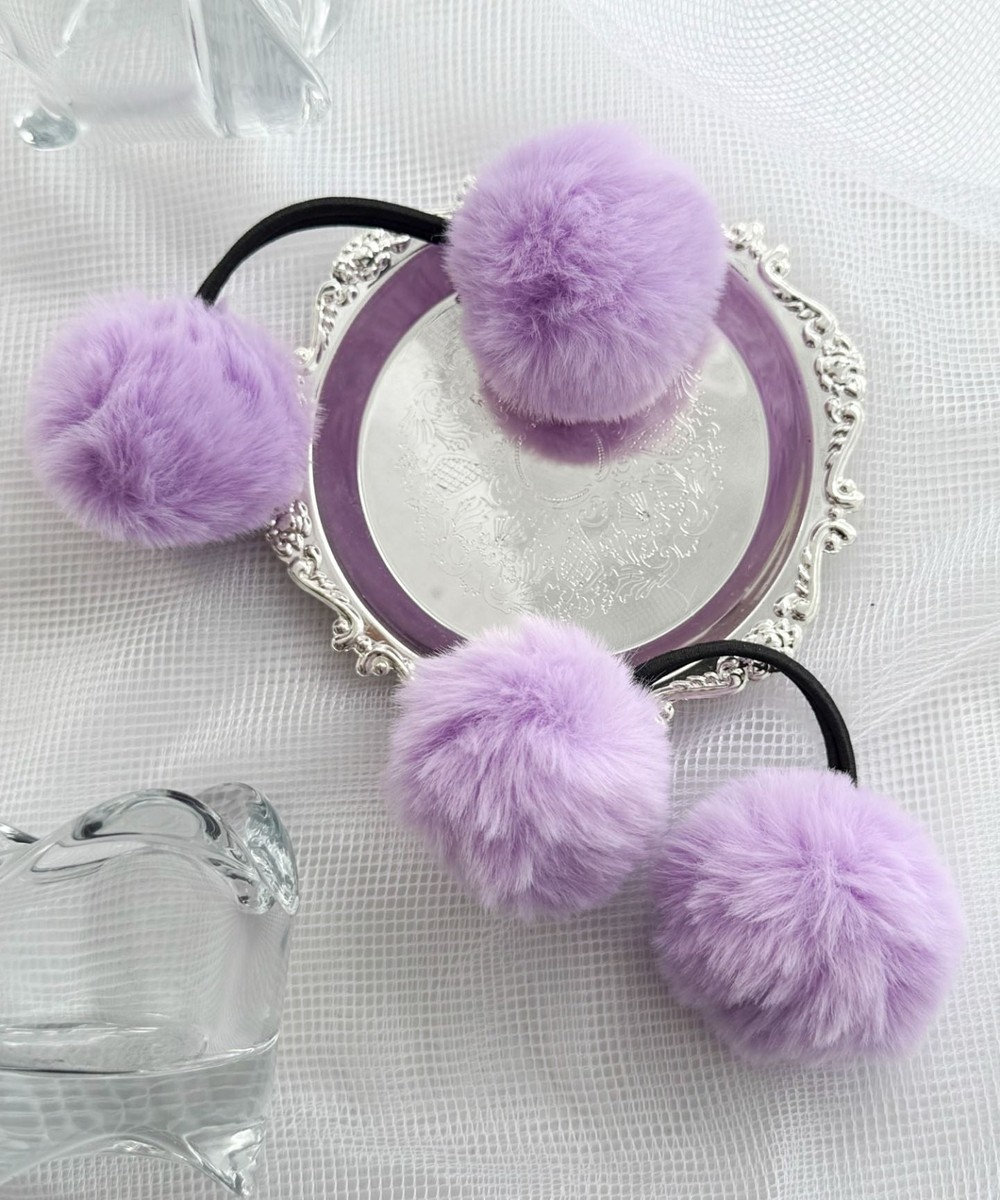 WEGO L2Pダブルポンポンヘアゴム 