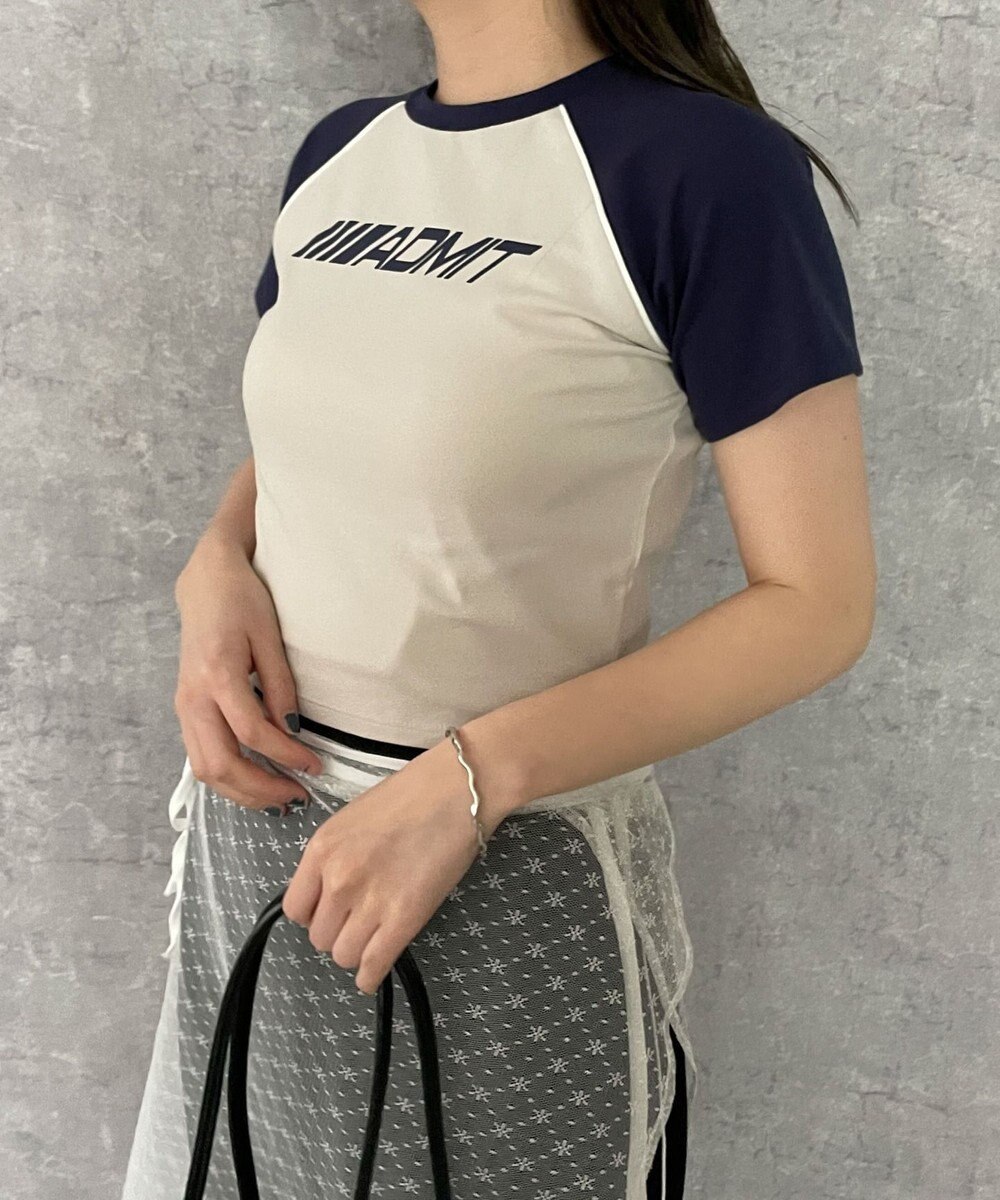 WEGO パイピングラグランT 