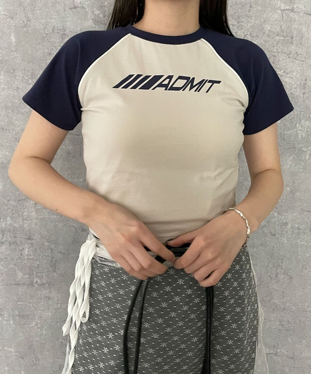 WEGO パイピングラグランT 