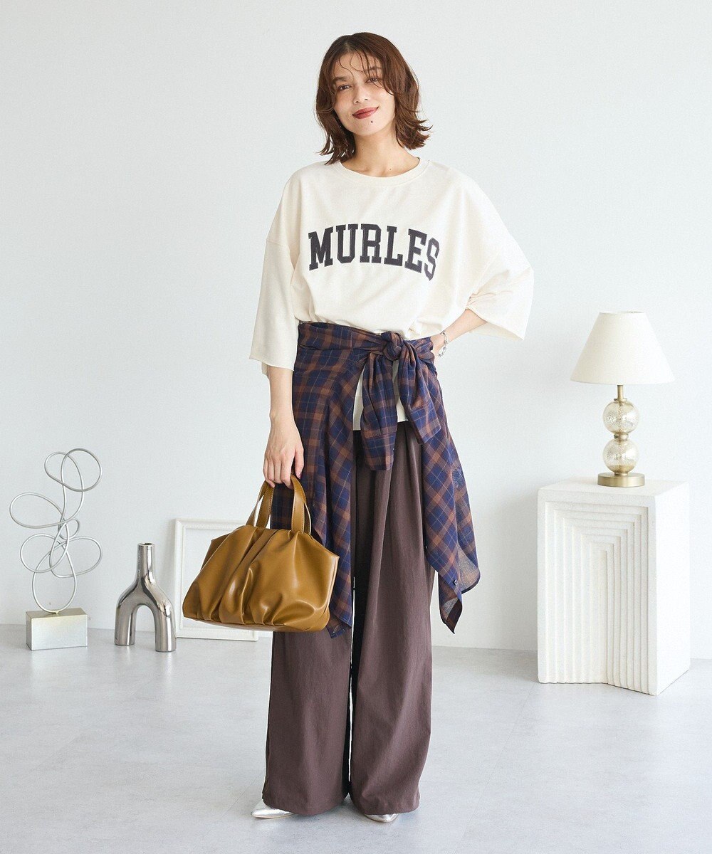 Green Parks カシュクールシアーシャツ 