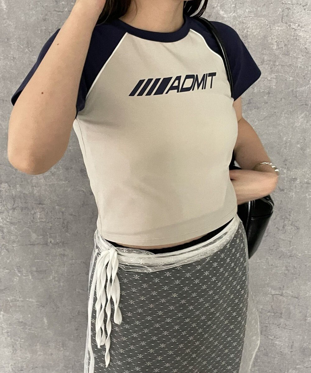 WEGO パイピングラグランT 