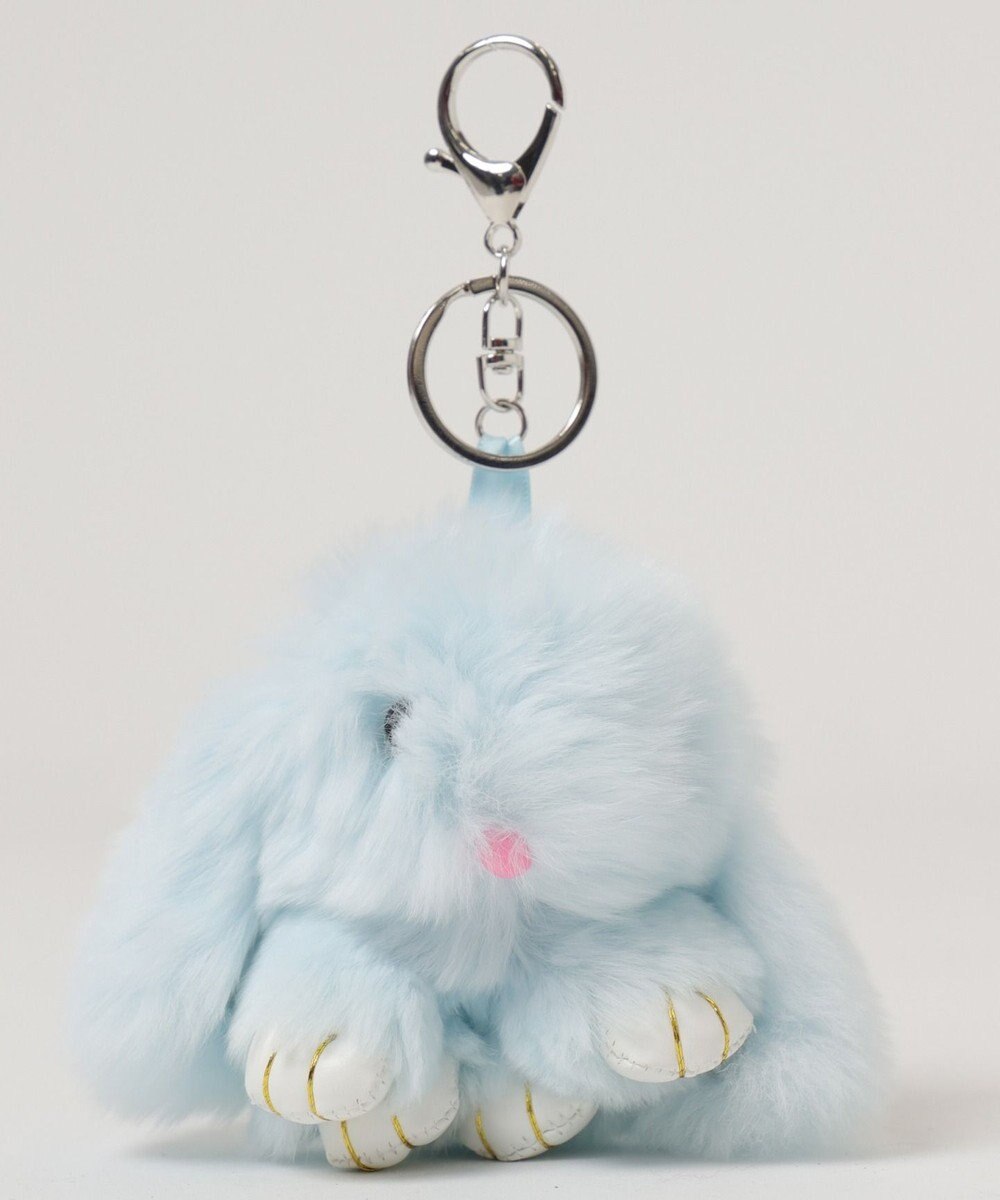 WEGO もふもふうさぎぬいぐるみキーホルダー 