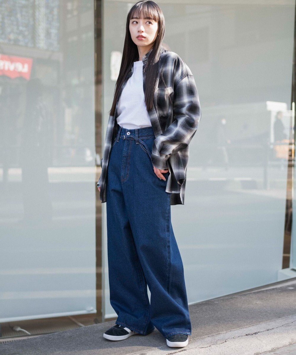 WEGO 【ユニセックス着用ITEM/】スーパーバギージーンズ 