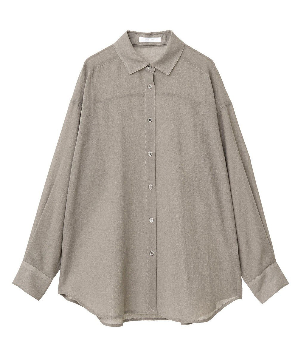 Green Parks カシュクールシアーシャツ 