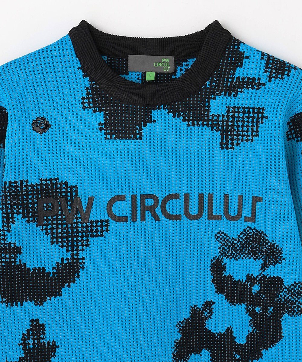 PW CIRCULUS 【MEN】Spark dot camouflage 軽量ニット ゴルフ 