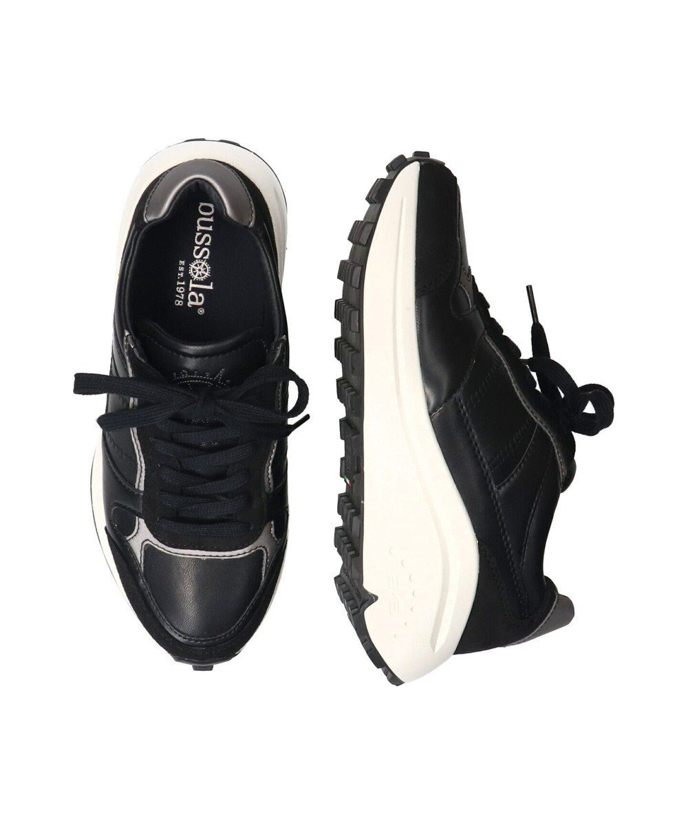 INTER-CHAUSSURES 【BUSSOLA】厚底レースアップスニーカー 