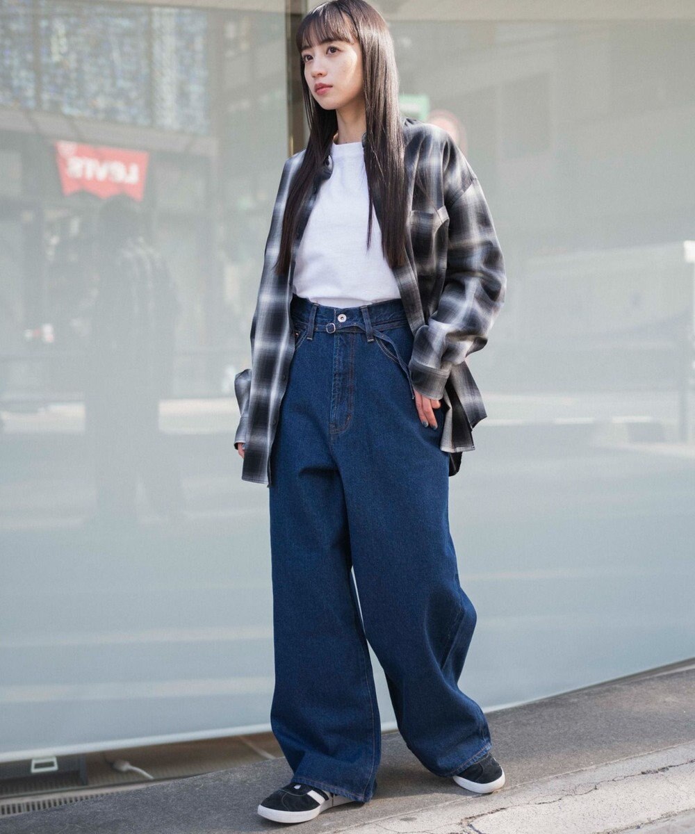 WEGO 【ユニセックス着用ITEM/】スーパーバギージーンズ 