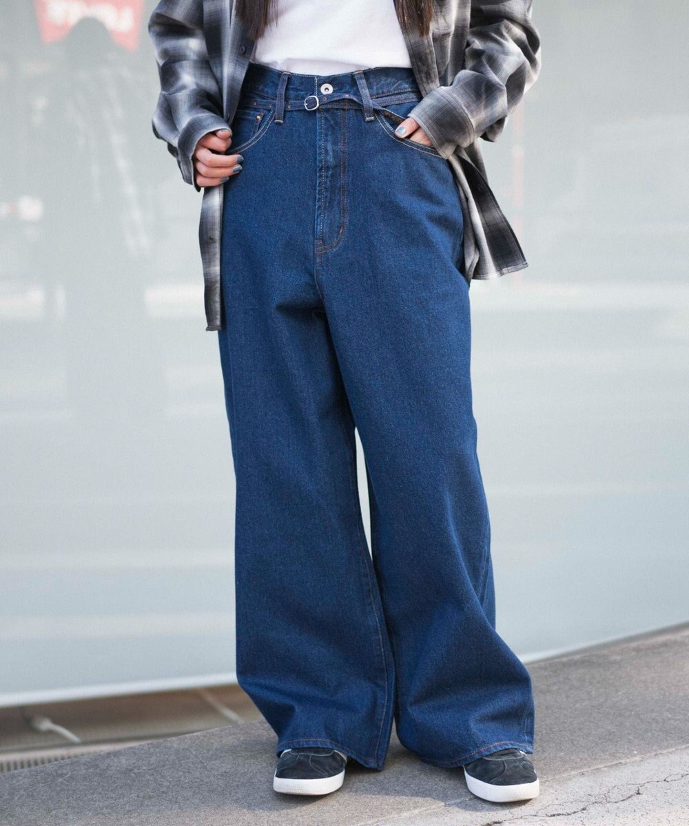 WEGO 【ユニセックス着用ITEM/】スーパーバギージーンズ 