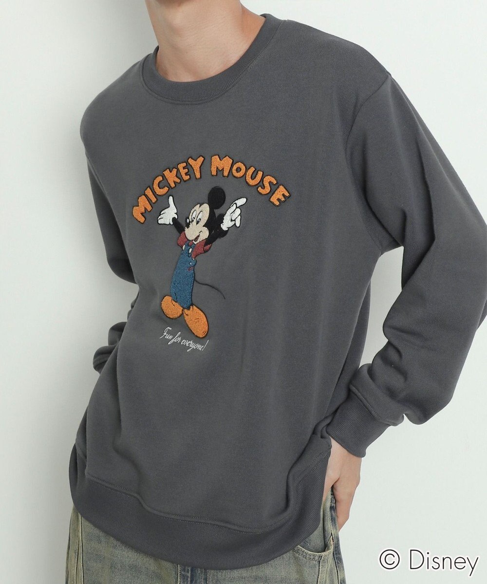 WEGO MICKEYサガラ刺繍スウェット 