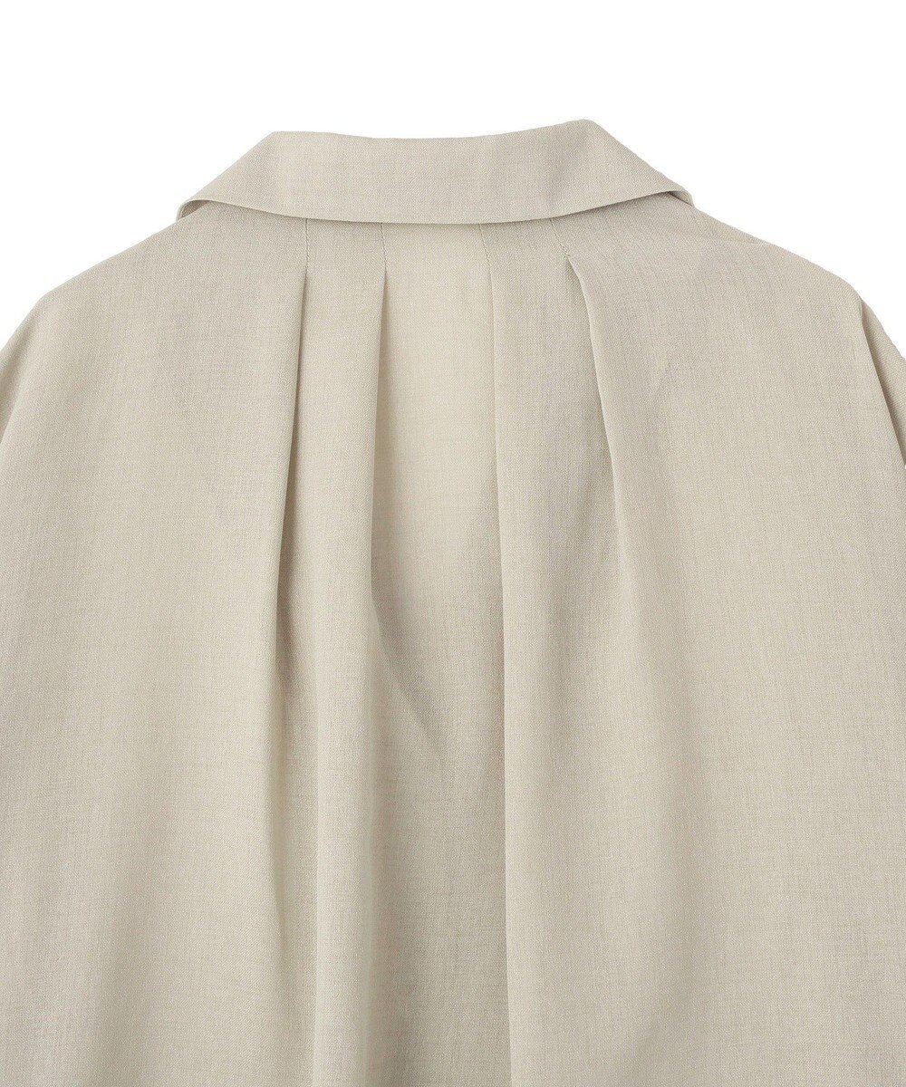 Green Parks 開襟シアーシャツジャケット 