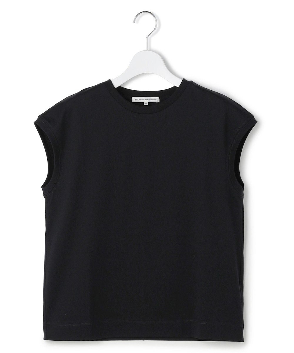 23区 シルキータッチ フレンチスリーブ Tシャツ 