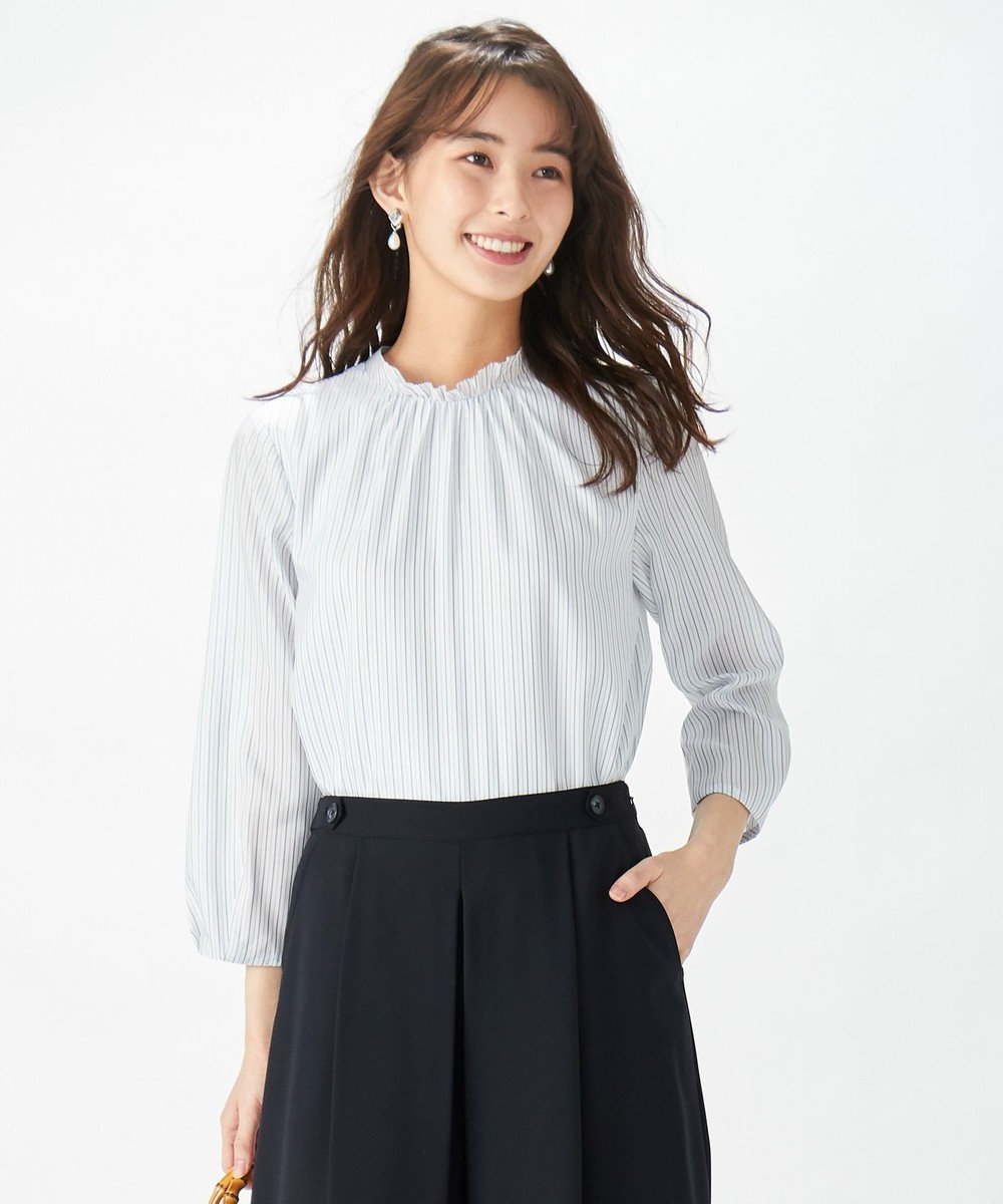 カチオンストライプ カットソー / J.PRESS LADIES | ファッション通販