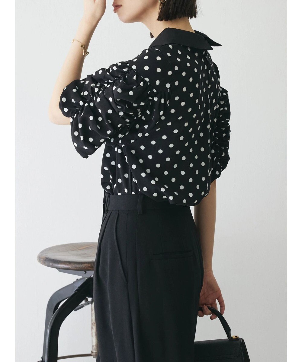 Green Parks AnriettMusee ギャザースリーブブラウス 