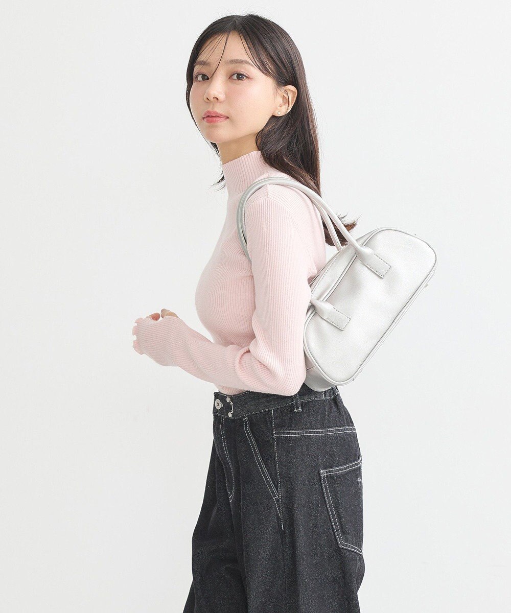 earth music&ecology 袖口刺繍リブニットプルオーバー 