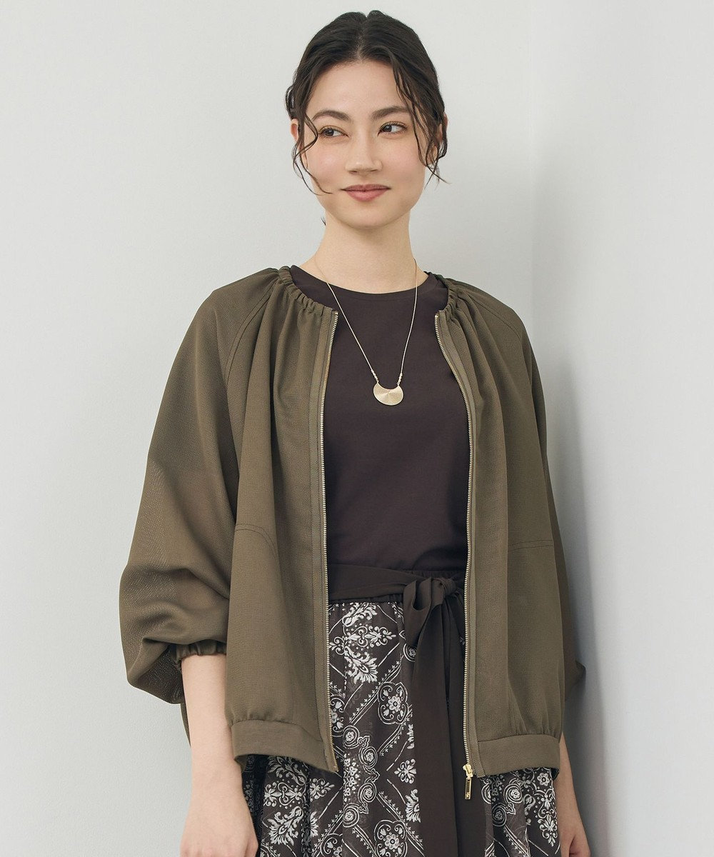 自由区 【新色追加・持ち運びに最適】メッシュ ブルゾン 